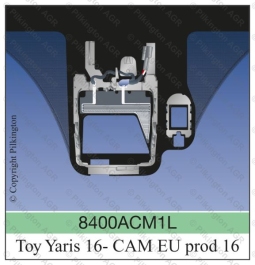 Ветровое стекло на TOYOTA YARIS III 3T,5T
